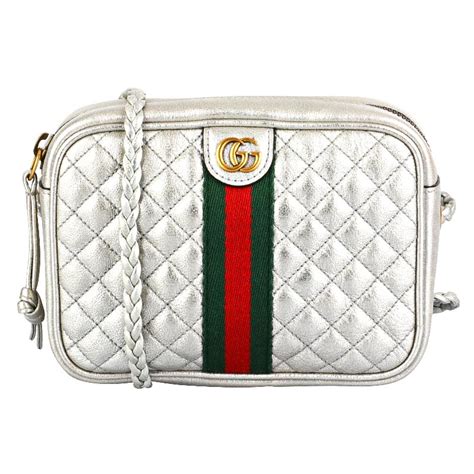 gucci silver crossbody|Gucci crossbody women.